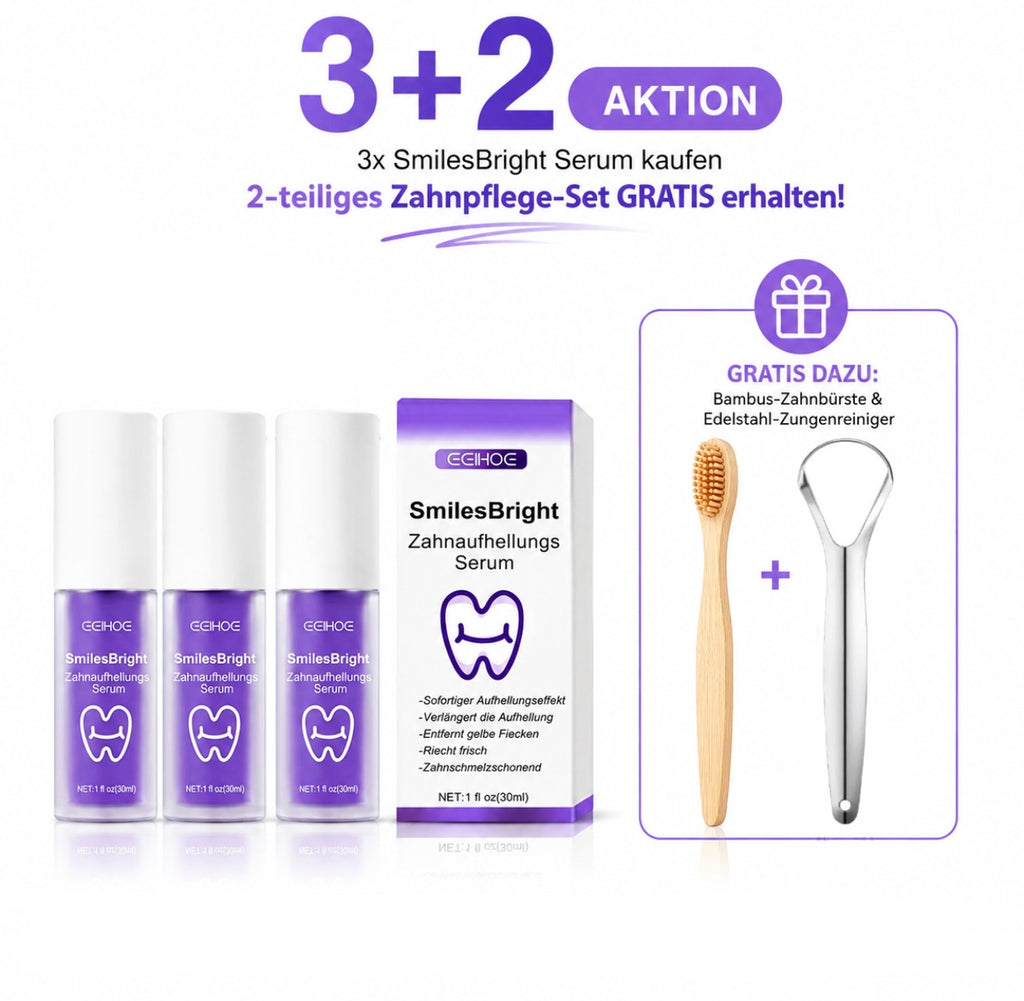 Zahnaufhellungs Serum - Für sichtbar weißere Zähne