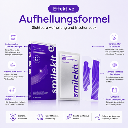 Whitening-Strips - Zahnaufhellungsstreifen